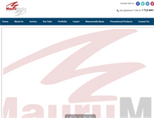Tablet Screenshot of maurumedia.com